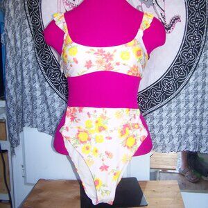Aerie NWT Floral Bikini Sz S
